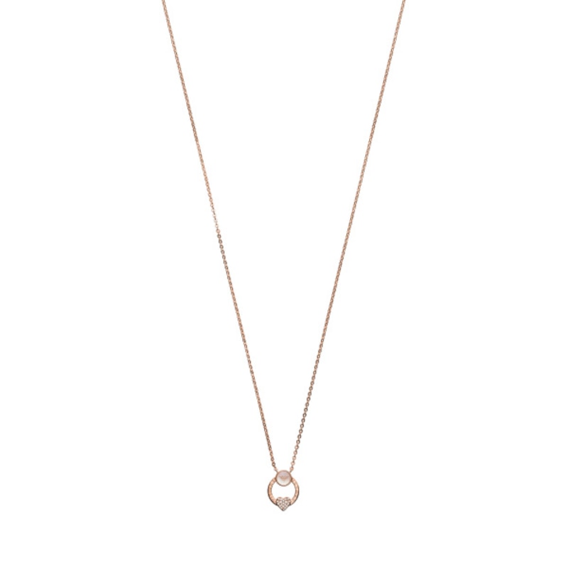 Emporio Armani Rose Gold-Tone Pendant