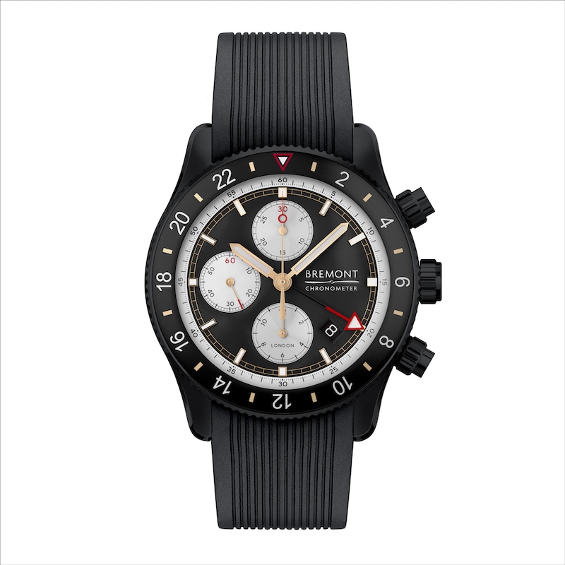 Bremont Supermarine Chrono Jet Men's Black Rubber Watch