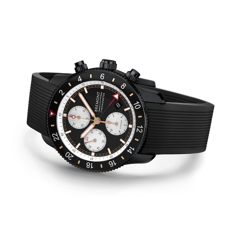 Bremont Supermarine Chrono Jet Men's Black Rubber Watch