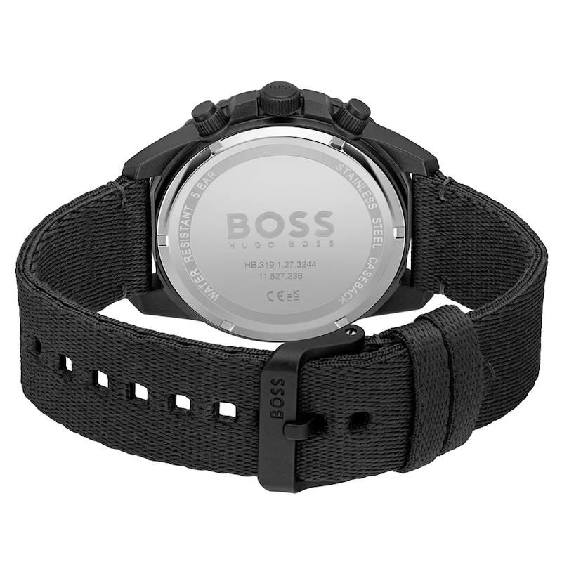 BOSS Admiral Men's Black Strap Watch