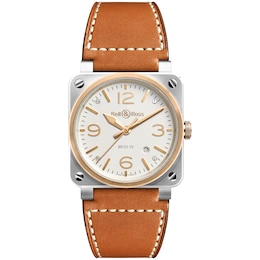 Bell & Ross Men's Two Colour Strap Watch