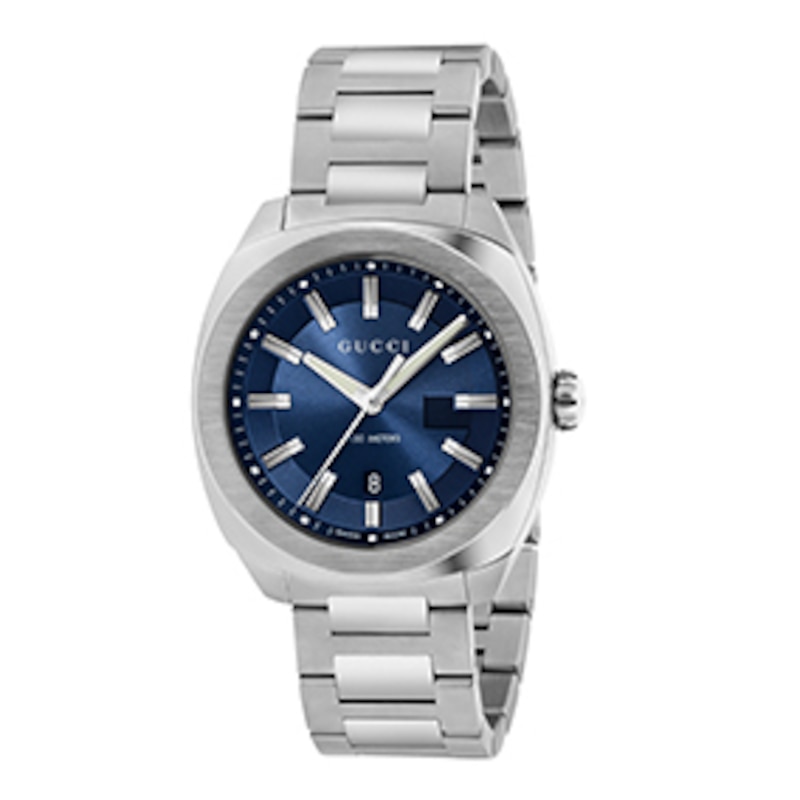 Gucci GG2570 Blue Dial & Stainless Steel Bracelet Watch