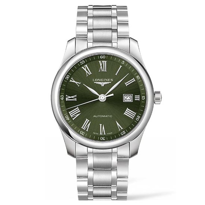 Main Image 1 of Longines Master Collection Green Dial & Stainless Steel Bracelet Watch
