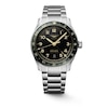 Thumbnail Image 0 of Longines Spirit Zulu Time Black Dial & Stainless Steel Bracelet Watch