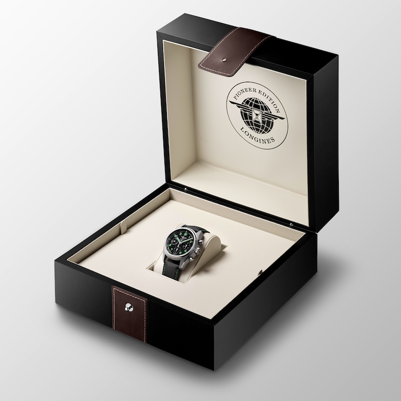Main Image 4 of Longines Spirit Edition Men's Black Fabric Strap Watch