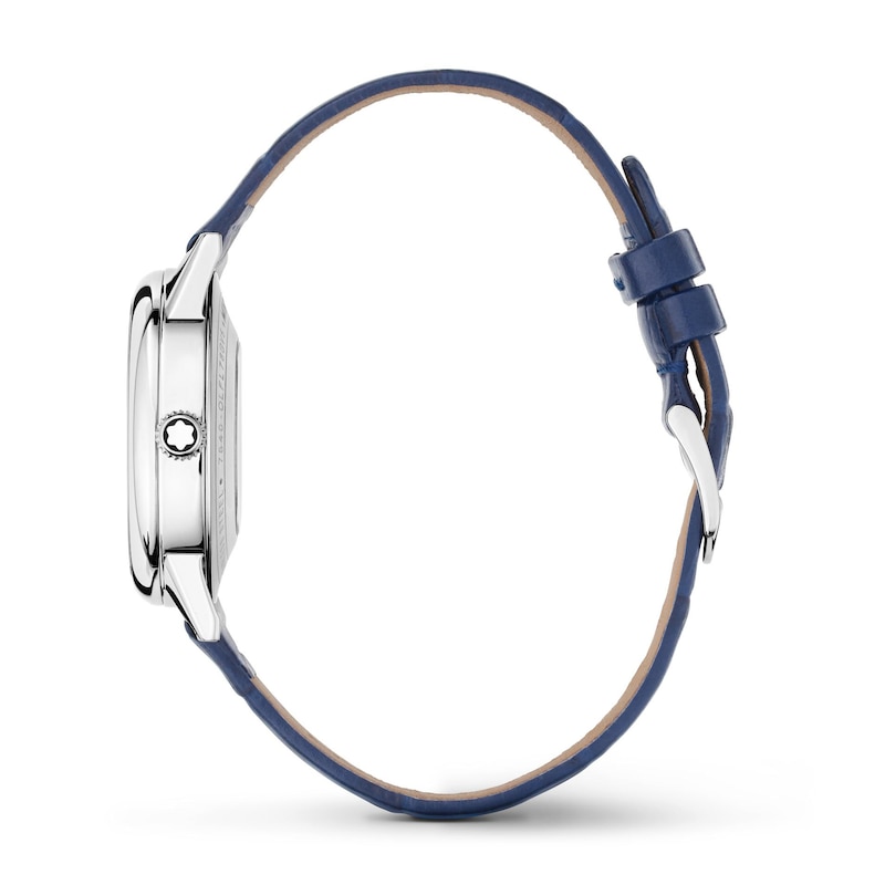 Main Image 5 of Montblanc Bohéme Ladies' Automatic Blue Leather Strap Watch