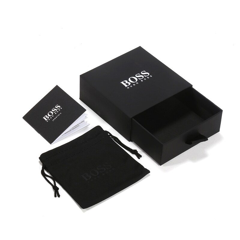 BOSS ID Men's Silicone Frame Bracelet