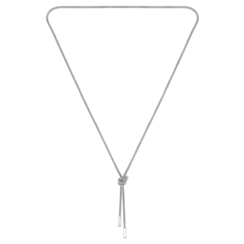 Main Image 1 of BOSS Rosette Ladies' Stainless Steel Necklace