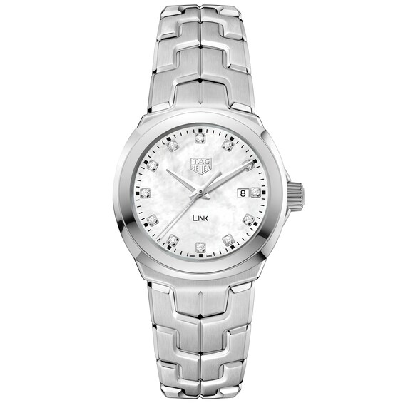 TAG Heuer Link Diamond Stainless Steel Bracelet Watch