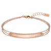 Thumbnail Image 1 of BOSS Insignia Ladies' Rose Gold-Tone Chain Bracelet
