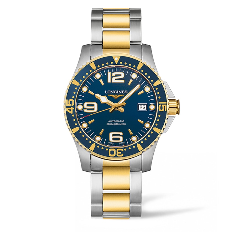 Longines HydroConquest Men's Blue Dial Two-Tone Watch