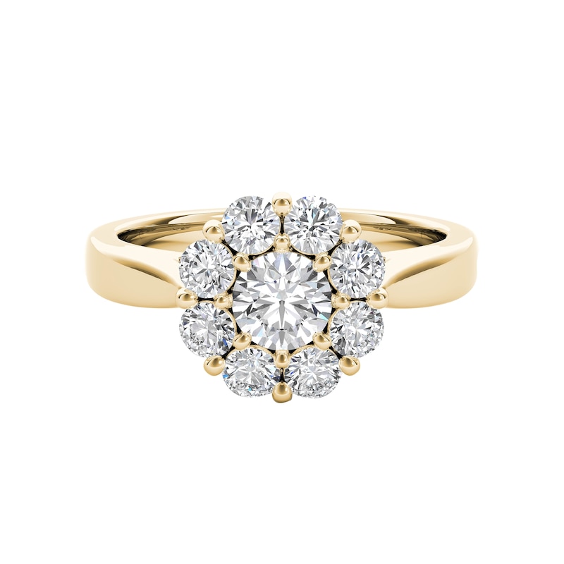 The Diamond Story 18ct Yellow Gold 1ct  Diamond Ring