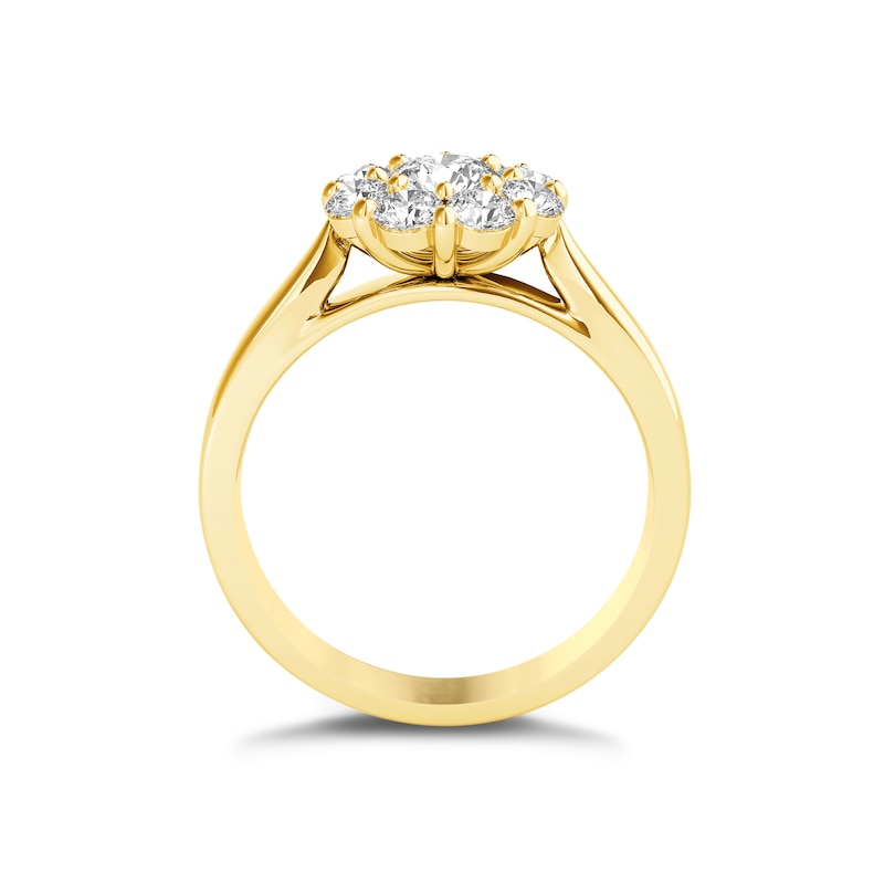 The Diamond Story 18ct Yellow Gold 1ct  Diamond Ring