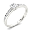 Thumbnail Image 3 of The Diamond Story Platinum 0.66ct Diamond Ring