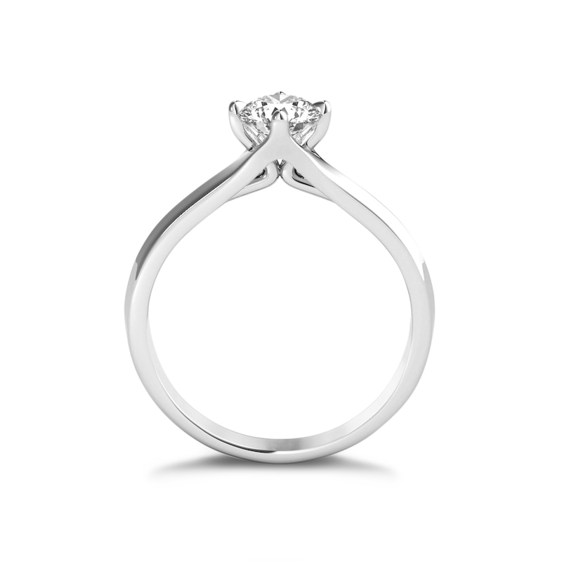 The Diamond Story Platinum 0.33ct Diamond Ring
