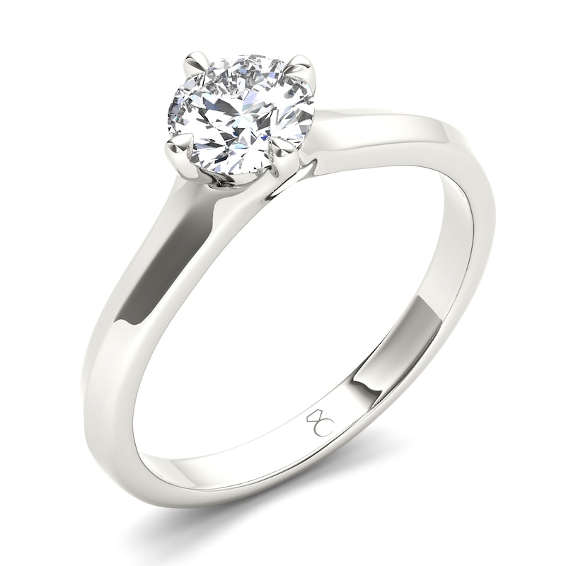 The Diamond Story Platinum 0.50ct Diamond Solitaire Ring