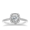 Thumbnail Image 0 of The Diamond Story Platinum 0.66ct Total Diamond Ring