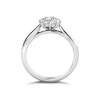 Thumbnail Image 1 of The Diamond Story Platinum 0.50ct Diamond Flower Cluster Ring