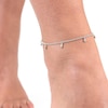 Thumbnail Image 1 of Lucy Quartermaine Silver 925 Multi Drop Anklet