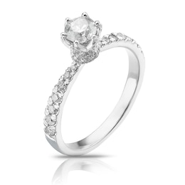 18ct White Gold 0.75ct Total Diamond Solitaire Ring