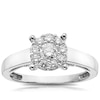 Thumbnail Image 0 of 18ct White Gold 0.45ct Total Diamond Round Cluster Ring