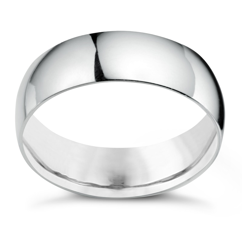 Platinum 7mm Extra Heavyweight Court Ring