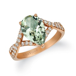 Le Vian 14ct Rose Gold Amethyst & 0.37ct Diamond Ring