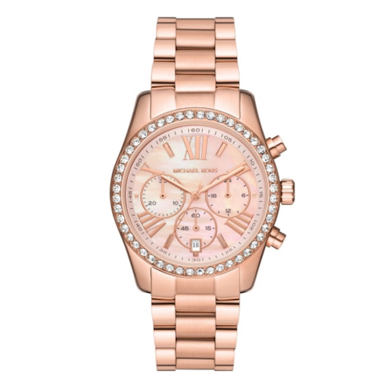 Michael Kors Lexington Ladies’ Rose Gold Tone Watch