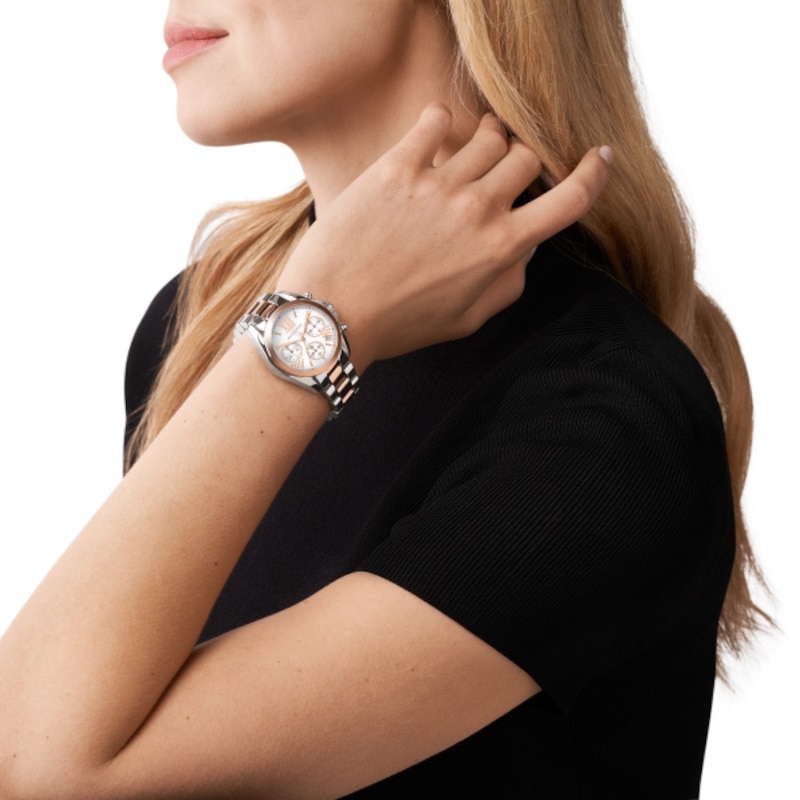 Michael Kors Bradshaw Ladies' Two-Tone Bracelet Watch