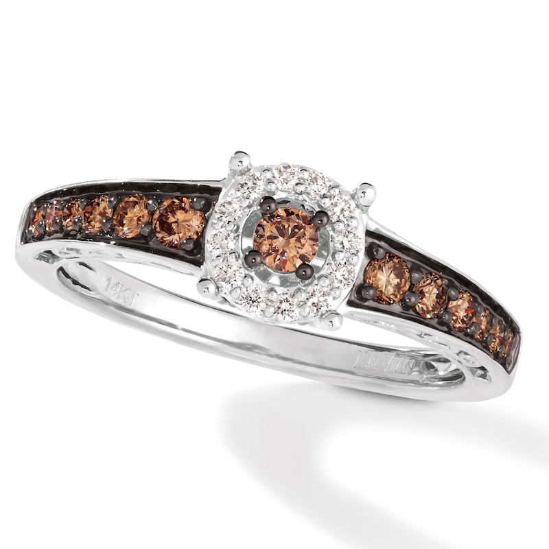 Main Image 1 of Le Vian 14ct White Gold 0.45ct Chocolate Diamond Ring