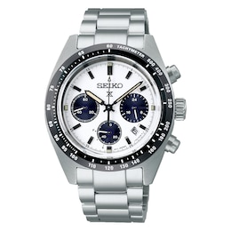 Seiko Prospex Speedtimer 1969 Men's White Dial & Stainless Steel Watch