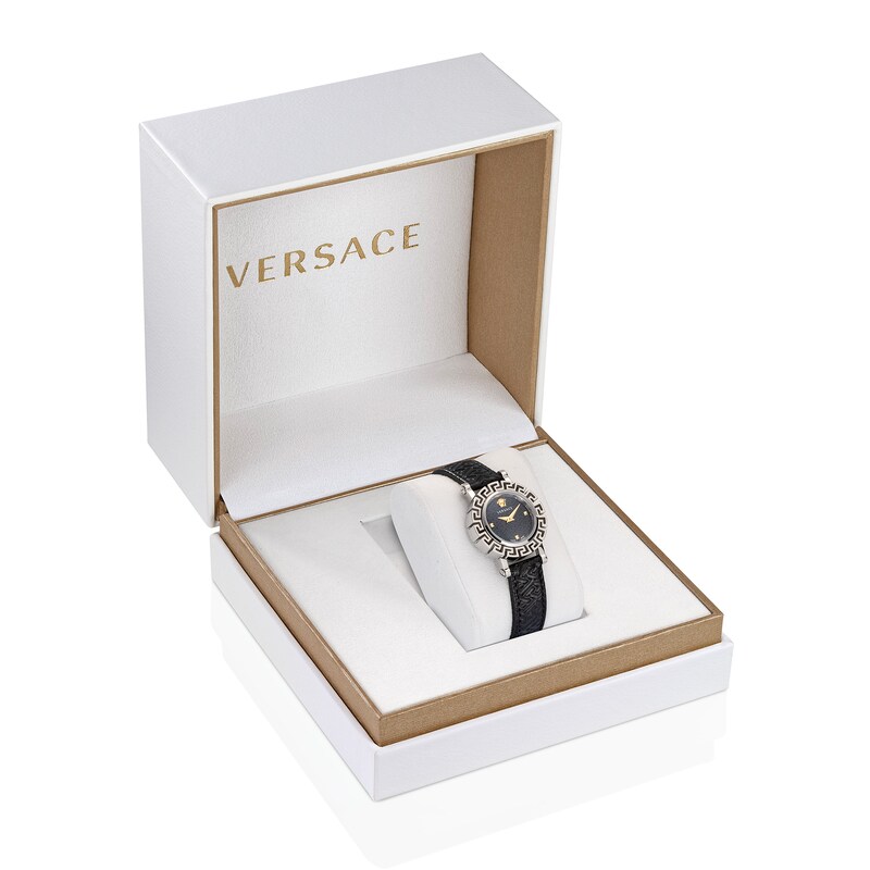 Versace Greca Glam Ladies Strap Watch