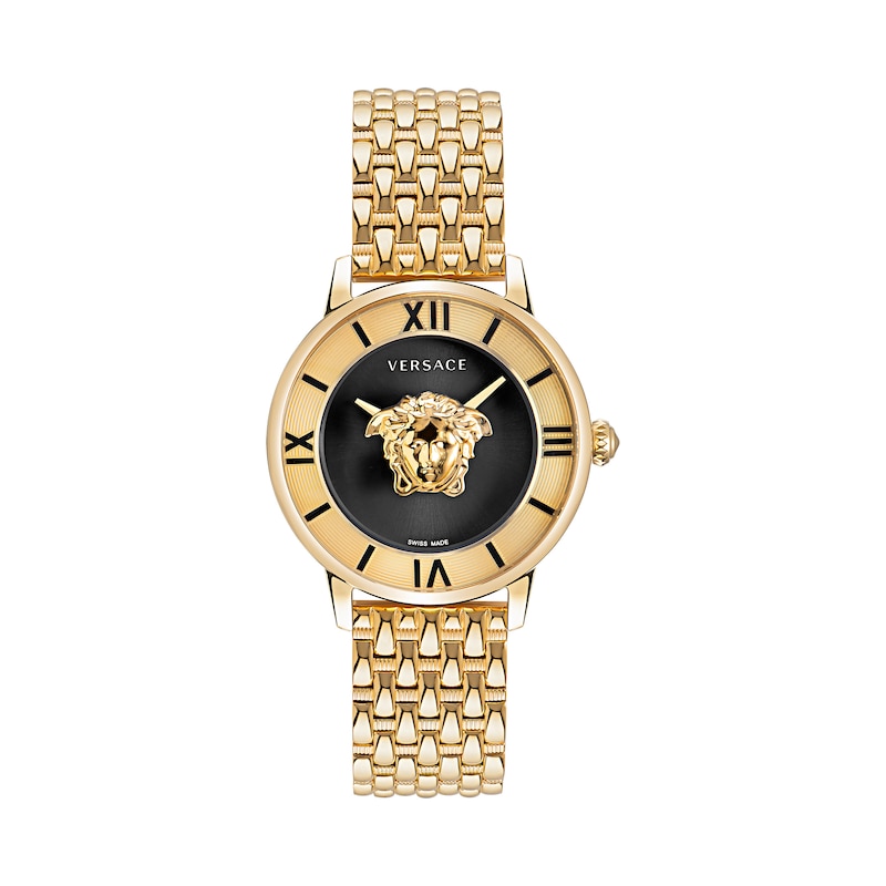 Versace La Medusa Ladies' Gold-Tone Bracelet Watch