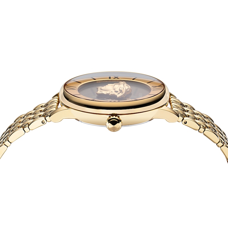 Versace La Medusa Ladies' Gold-Tone Bracelet Watch