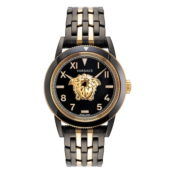 Versace V-Palazzo Men’s Gold Tone Bracelet Watch
