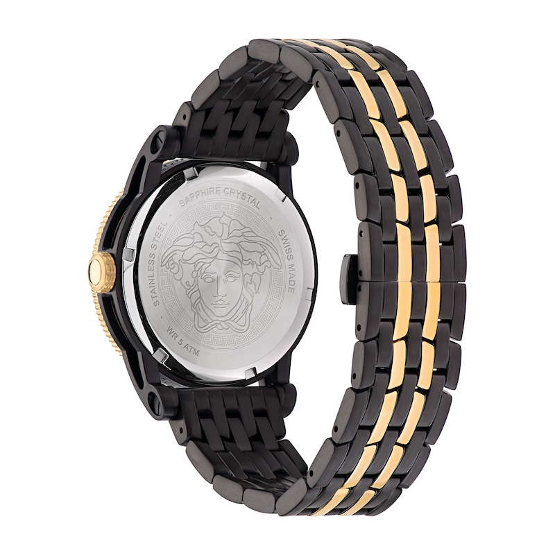 Versace V-Palazzo Men's Gold-Tone Bracelet Watch