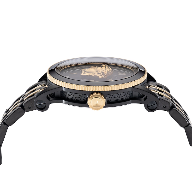 Versace V-Palazzo Men's Gold-Tone Bracelet Watch