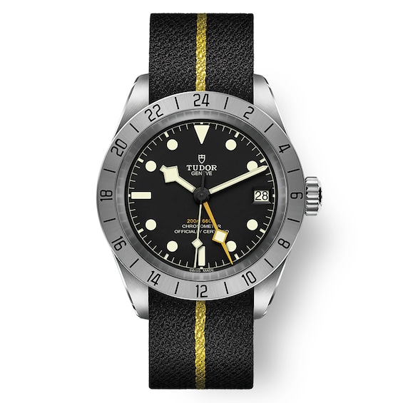 Tudor Black Bay Pro Men’s Black Fabric Strap Watch