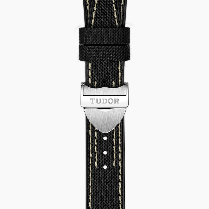 Tudor Black Bay Pro Men's Black Fabric Strap Watch