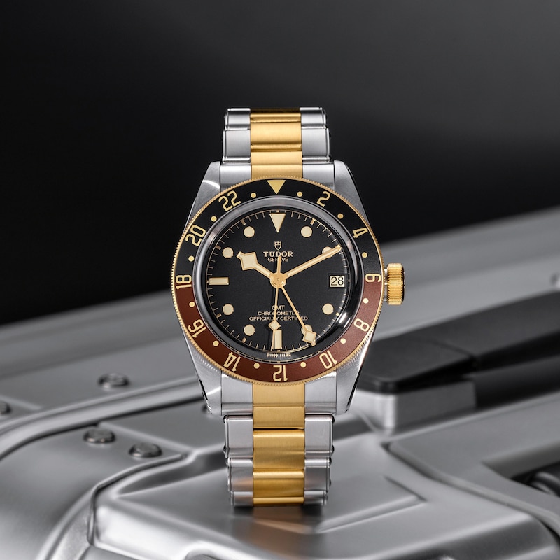 Main Image 5 of Tudor Black Bay GMT S & G Men's 18ct Yellow Gold & Steel Watch