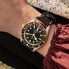 Thumbnail Image 3 of Tudor Black Bay GMT S & G Men's Black Leather Strap Watch