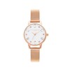 Thumbnail Image 0 of Olivia Burton Bejewelled Rose Gold-Tone Mesh Bracelet Watch