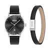 Thumbnail Image 0 of BOSS Confidence Men's Watch & Leather Bracelet Gift Set