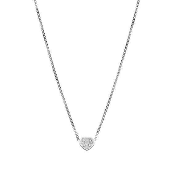 Chopard My Happy Hearts 18ct White Gold Diamond Necklace