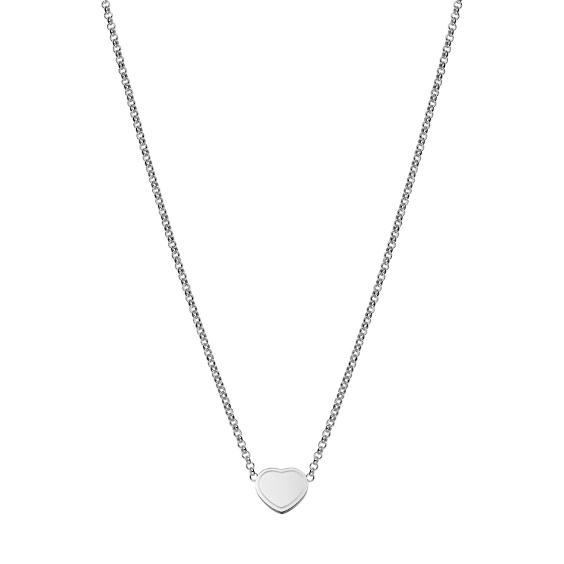 Main Image 3 of Chopard My Happy Hearts 18ct White Gold Diamond Necklace