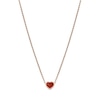 Thumbnail Image 1 of Chopard My Happy Hearts 18ct Rose Gold Red Heart Necklace