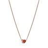 Thumbnail Image 2 of Chopard My Happy Hearts 18ct Rose Gold Red Heart Necklace