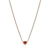 Thumbnail Image 4 of Chopard My Happy Hearts 18ct Rose Gold Red Heart Necklace