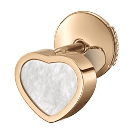 Chopard My Happy Hearts 18ct Rose Gold MOP Single Earring