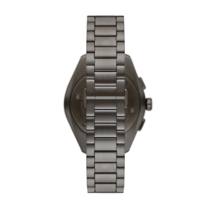 Emporio Armani Men's Chronograph Grey Tone Bracelet Watch